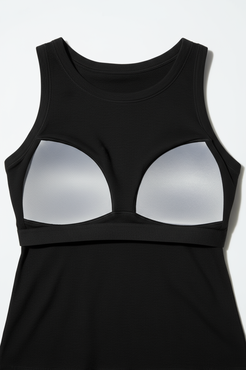 No-Bra Tank Black